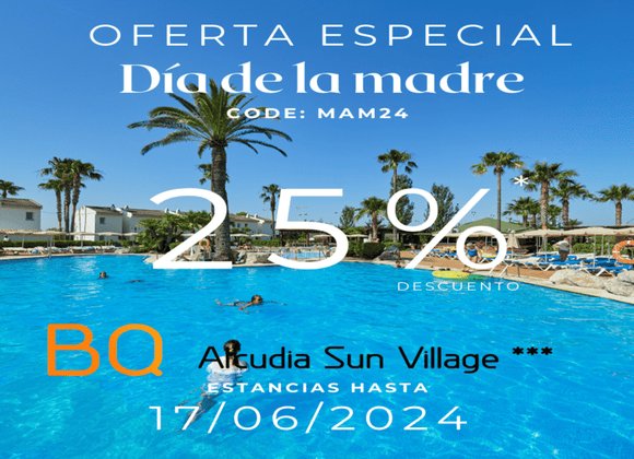 Mam24 BQ Alcudia Sun Village 3* Playa de Muro
