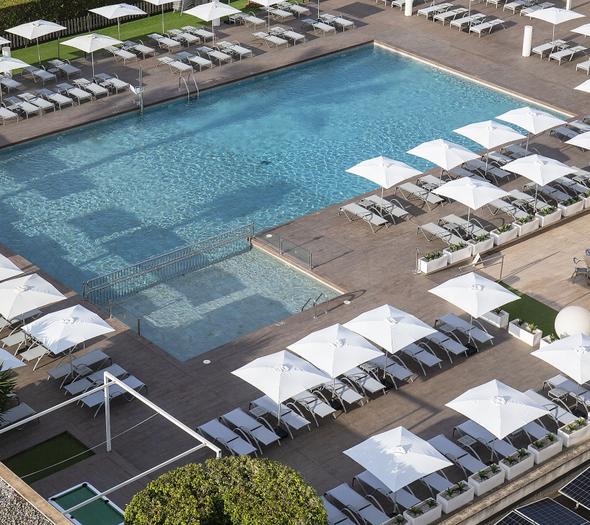 Zona exterior BQ Delfín Azul 4* Puerto de Alcudia Zona exterior BQ Delfín Azul 4* Puerto de Alcudia